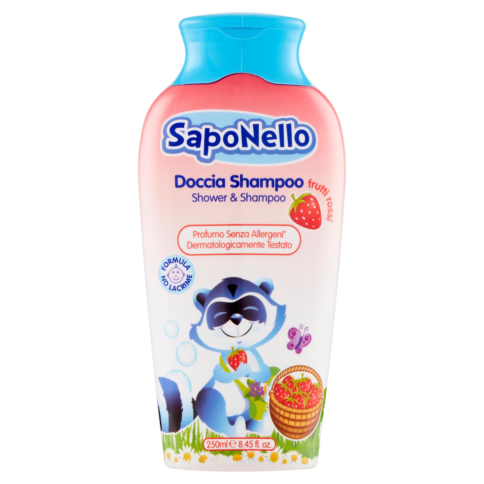 SapoNello Doccia Shampoo frutti rossi 250 ml
