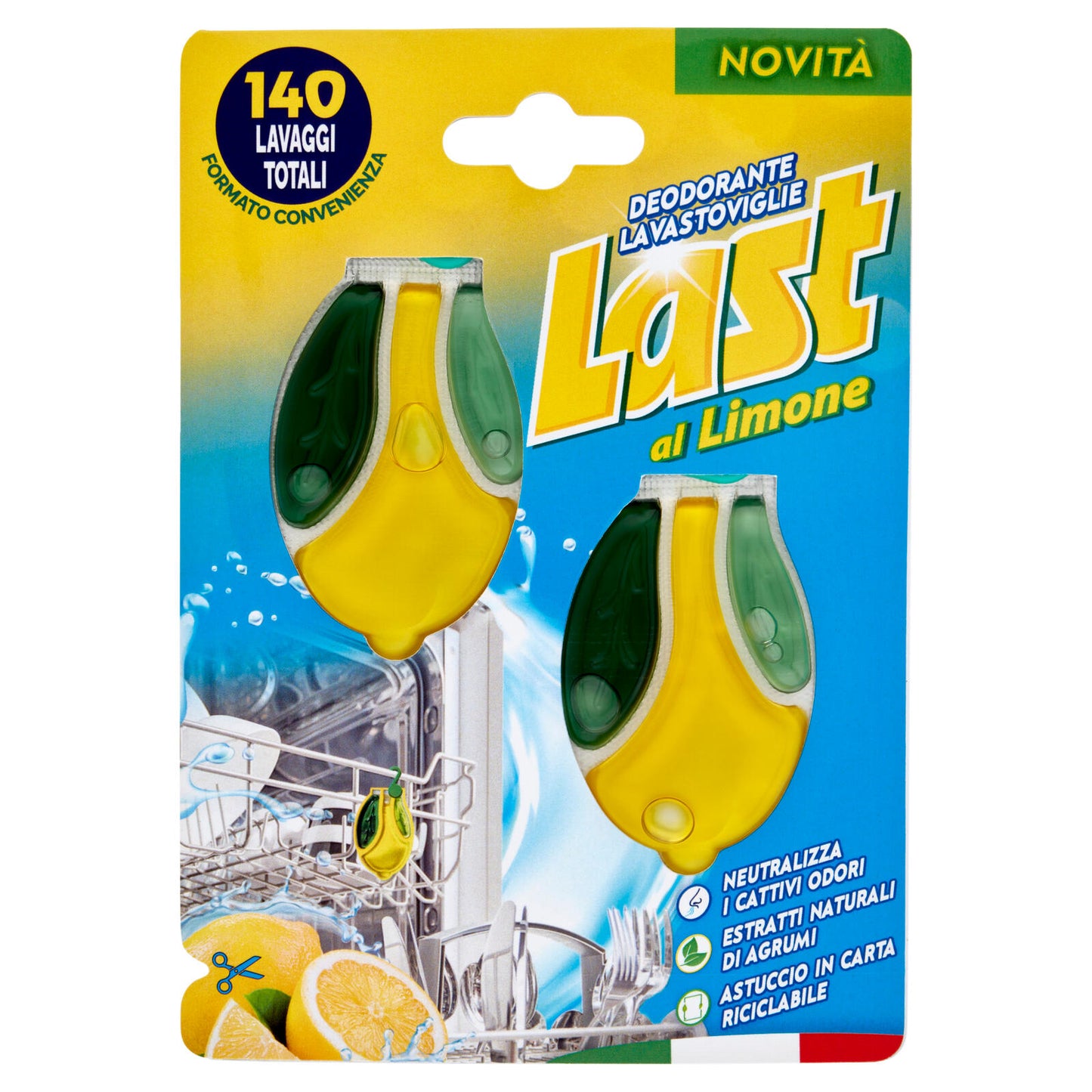 Last Deodorante Lavastoviglie al Limone 6 + 6 ml