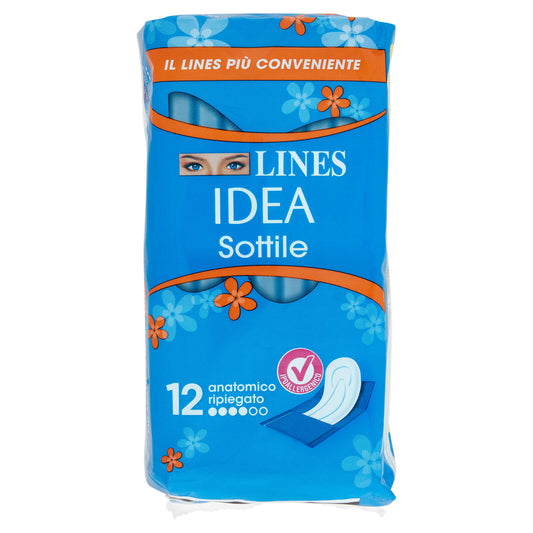 Lines Idea Sottile anatomico ripiegato 12 pz (25533453)