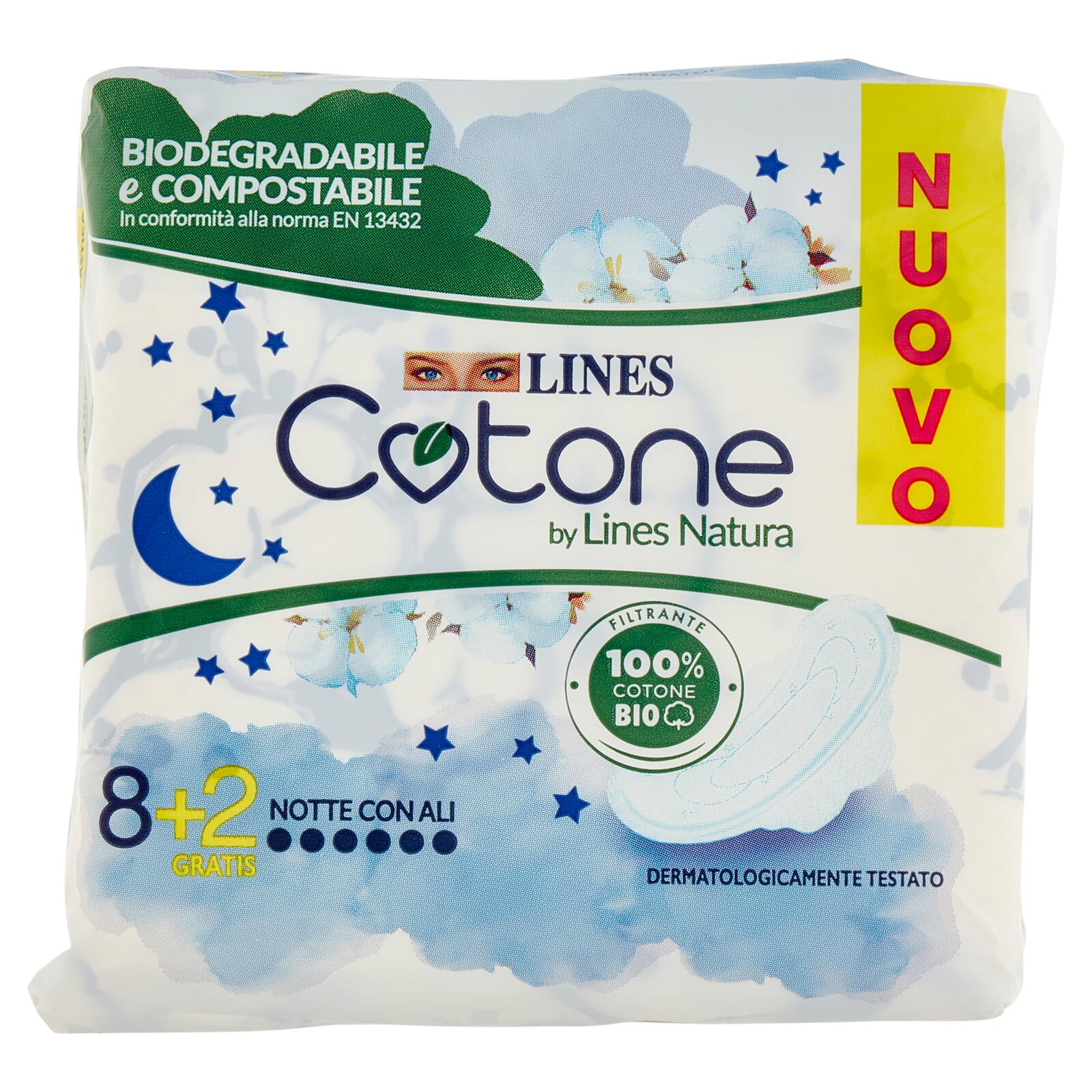 Lines Cotone by Lines Natura Notte con Ali 8 + 2 pz (25533427)