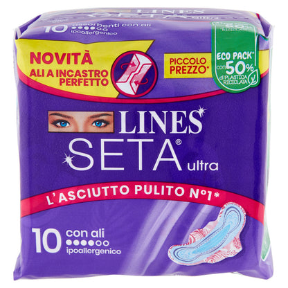 Lines Seta ultra con ali 10 pz (25533794)