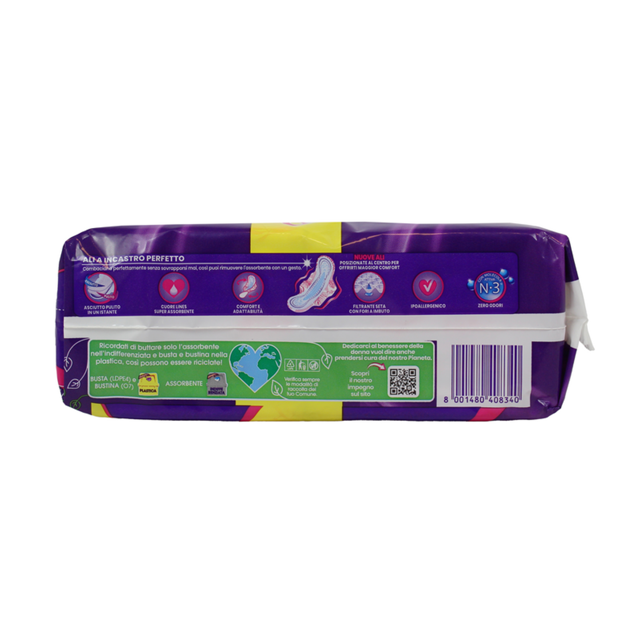 LINES - Set Ultra Lungo con Ali - 18 Pezzi - Doppio Pacco (25533410)