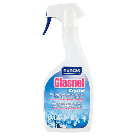 nuncas Glasnet Crystal Detergente per lampadari, cristalli e vetri satinati 500 ml