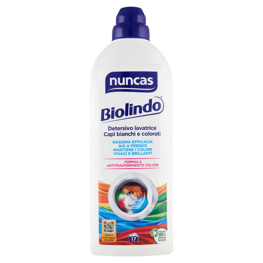 nuncas Biolindo Detersivo lavatrice Capi bianchi e colorati 1 l (25564102)