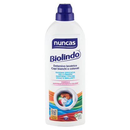 nuncas Biolindo Detersivo lavatrice Capi bianchi e colorati 1 l (25564103)