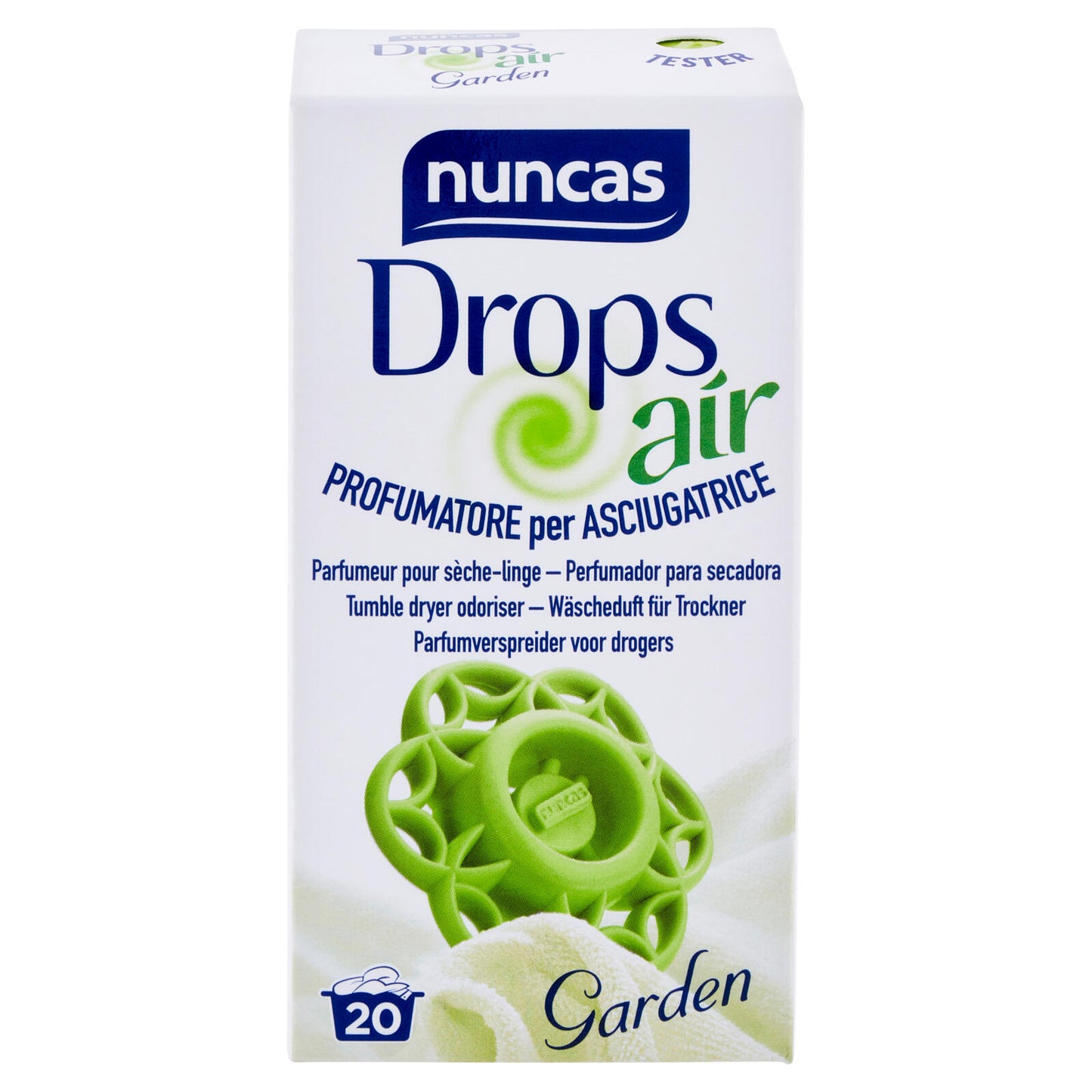 nuncas Drops air Profumatore per Asciugatrice Garden 18 g ->