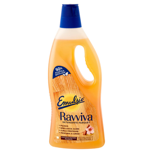 Emulsio Ravviva Detergente Parquet Olio di Mandorla e Legno di Sandalo 750 ml