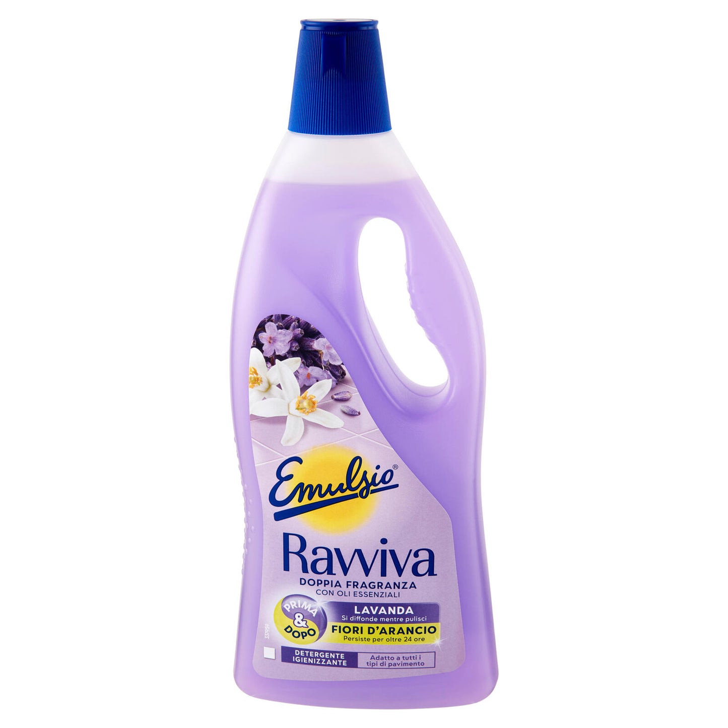 Emulsio Ravviva Doppia Fragranze Lavanda Fiori d'Arancio Detergente Igienizzante 750 ml