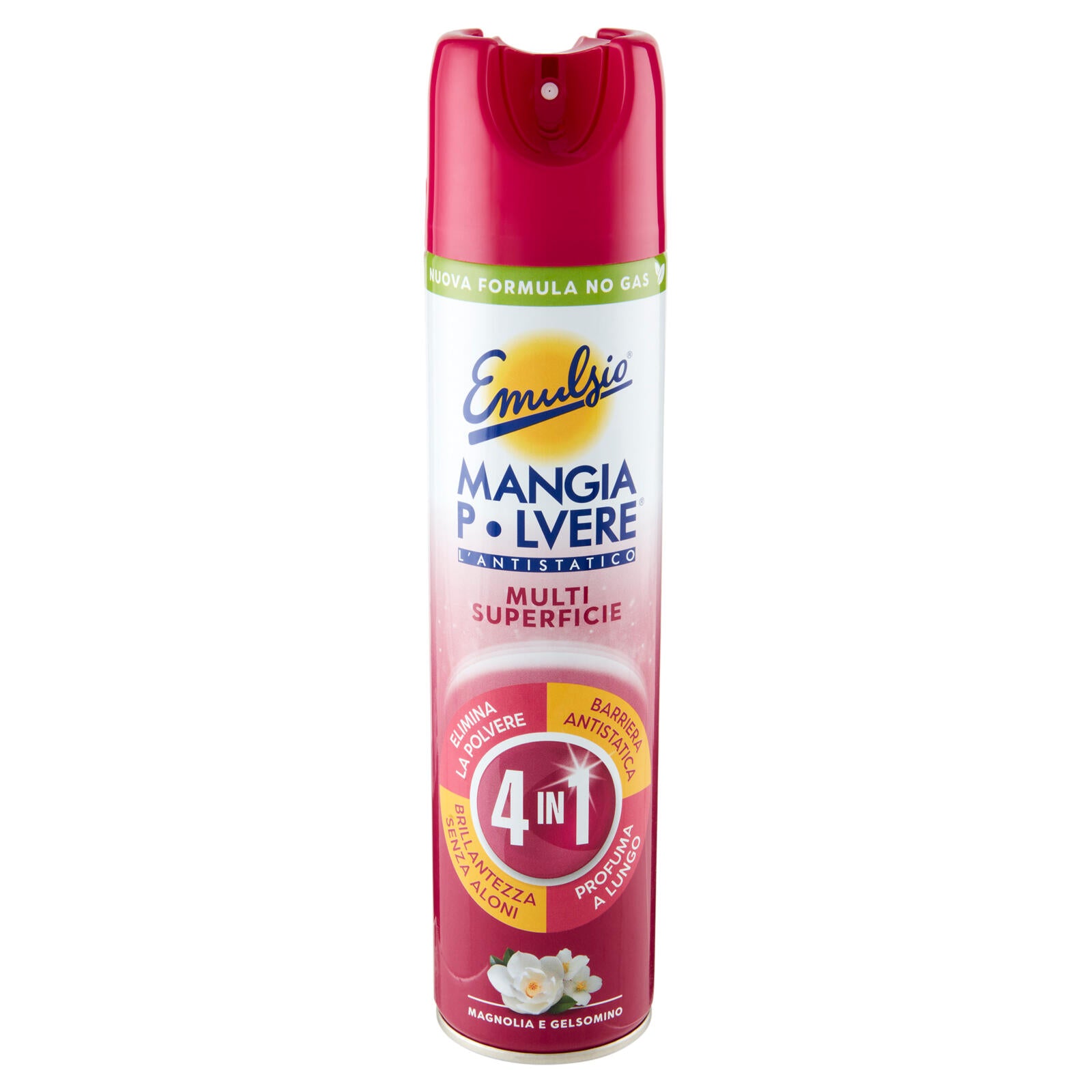 Emulsio Mangia Polvere l'Antistatico Multi Superficie 4 in 1 Magnolia e Gelsomino 300 ml (25526264)