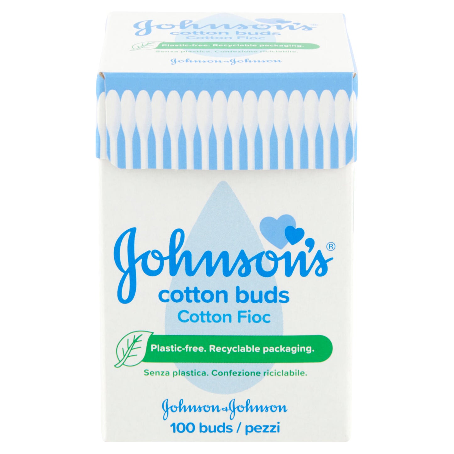 JOHNSON'S Baby, Cotton Fioc, 100% in Puro Cotone, per Tutta La Famiglia, 100pz