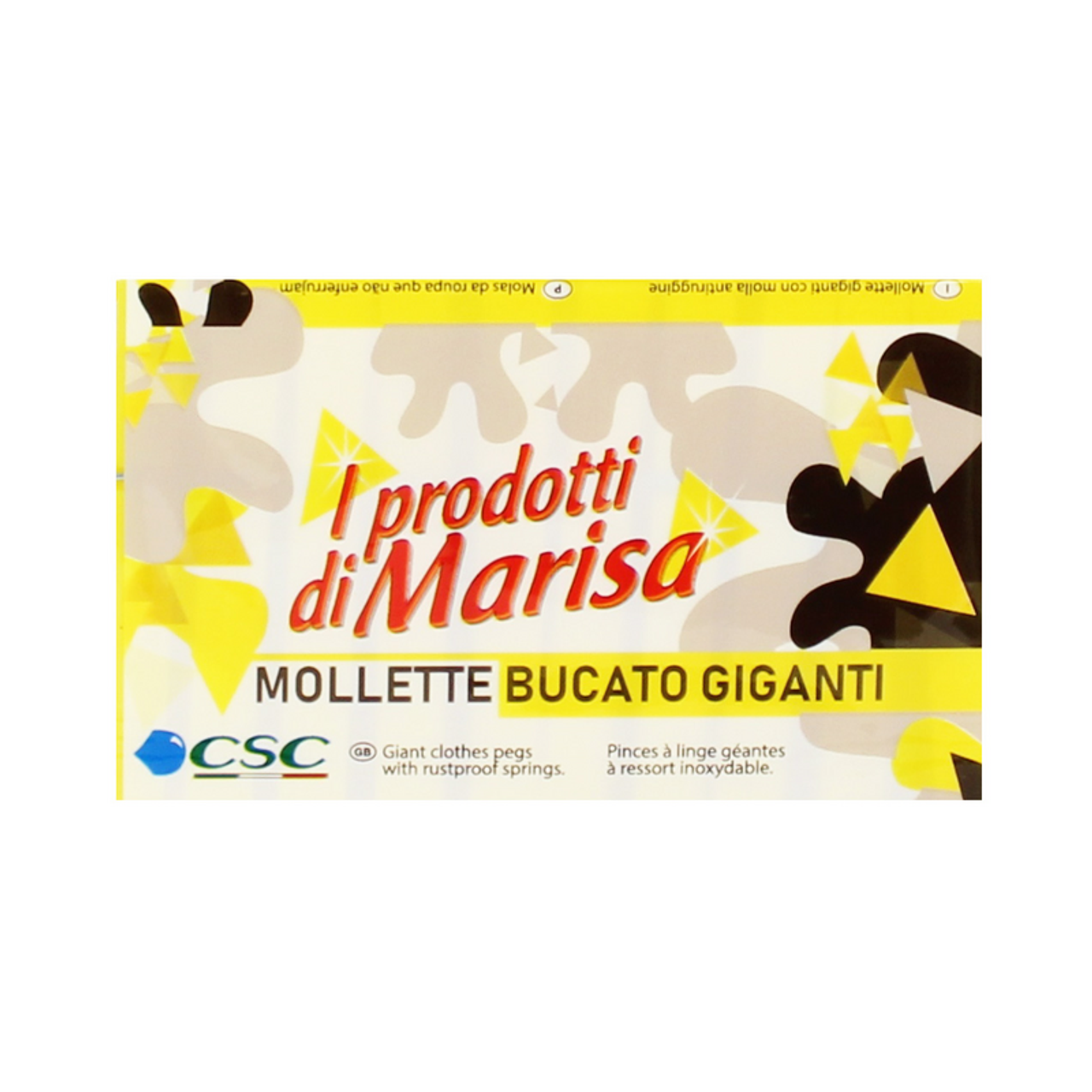 CSC - Mollette BUCATO COLORATE con MOLLA ANTIRUGGINE - 20 PZ (25524083)