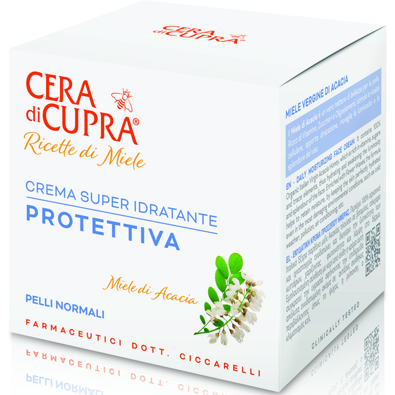 CERA DI CUPRA - Crema Viso Super Idratante Protettiva al Miele di Acacia - Pelli Normali - 50 ml (25521626)
