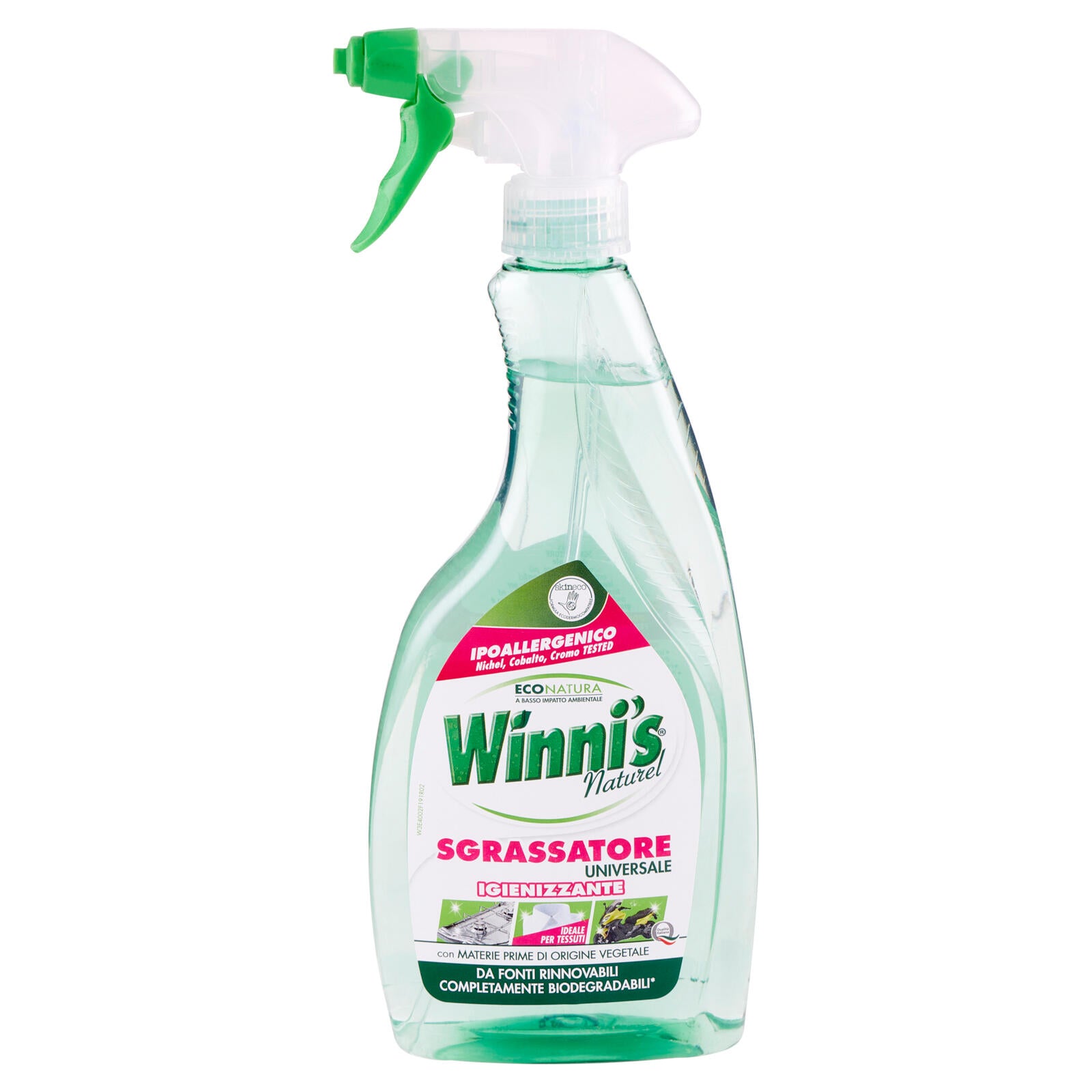 Winni's Naturel Sgrassatore Universale Igienizzante 500 ml