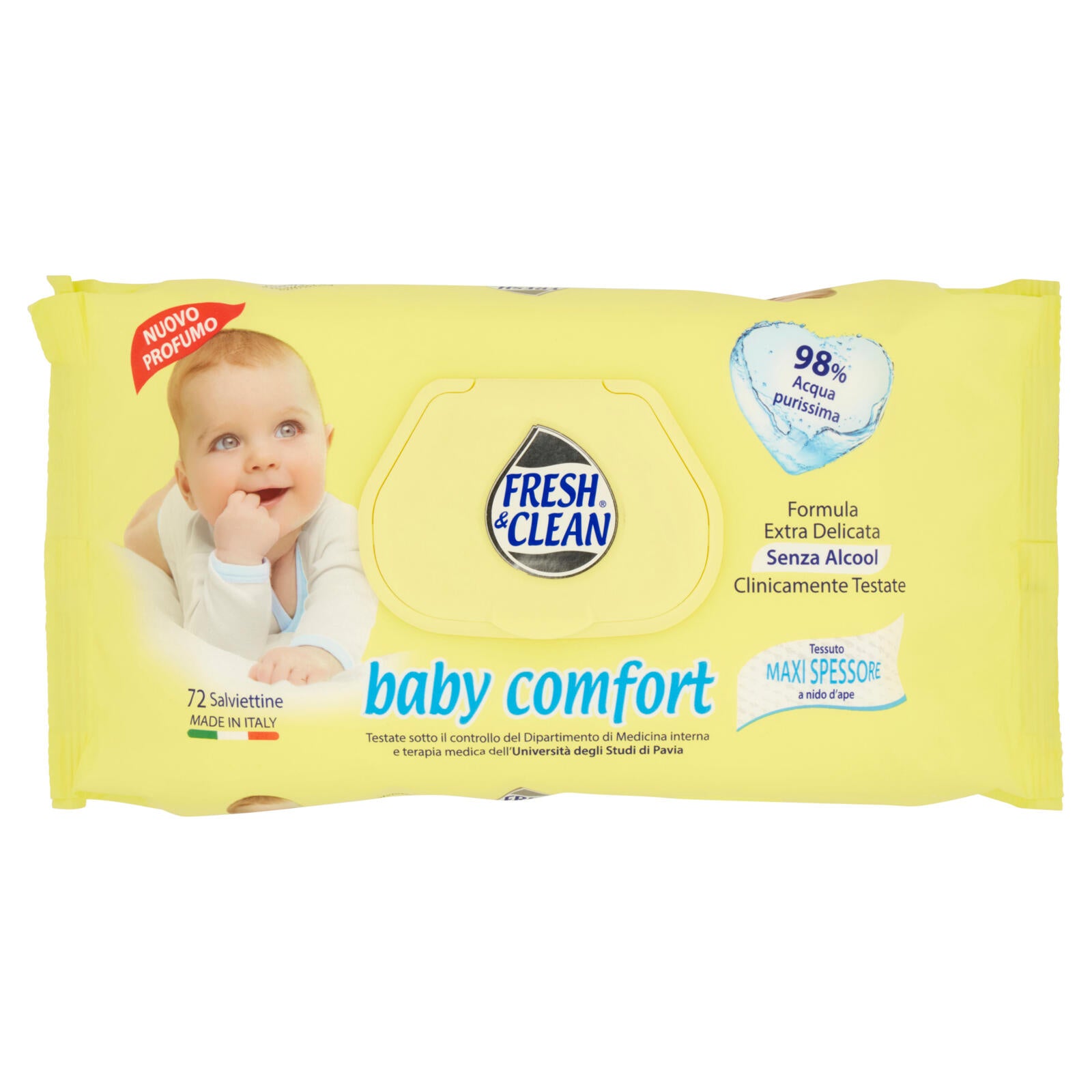 Fresh & Clean baby comfort Salviettine 72 pz