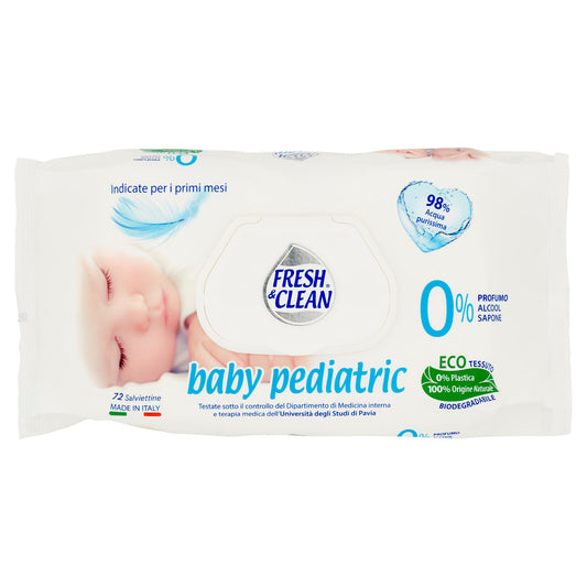 Fresh & Clean baby pediatric Salviettine 72 pz