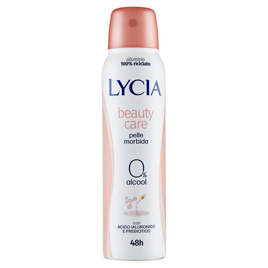 Lycia beauty care deo spray con Acido Ialuronico e Prebiotico 150 ml