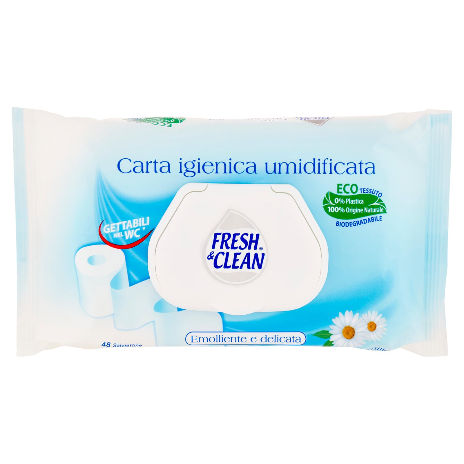 Fresh & Clean Carta igienica umidificata Salviettine alla