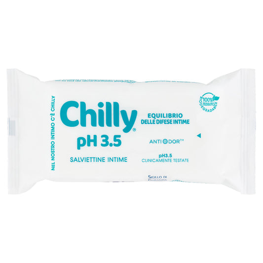 Chilly pH 3.5 Salviettine Intime 12 pz