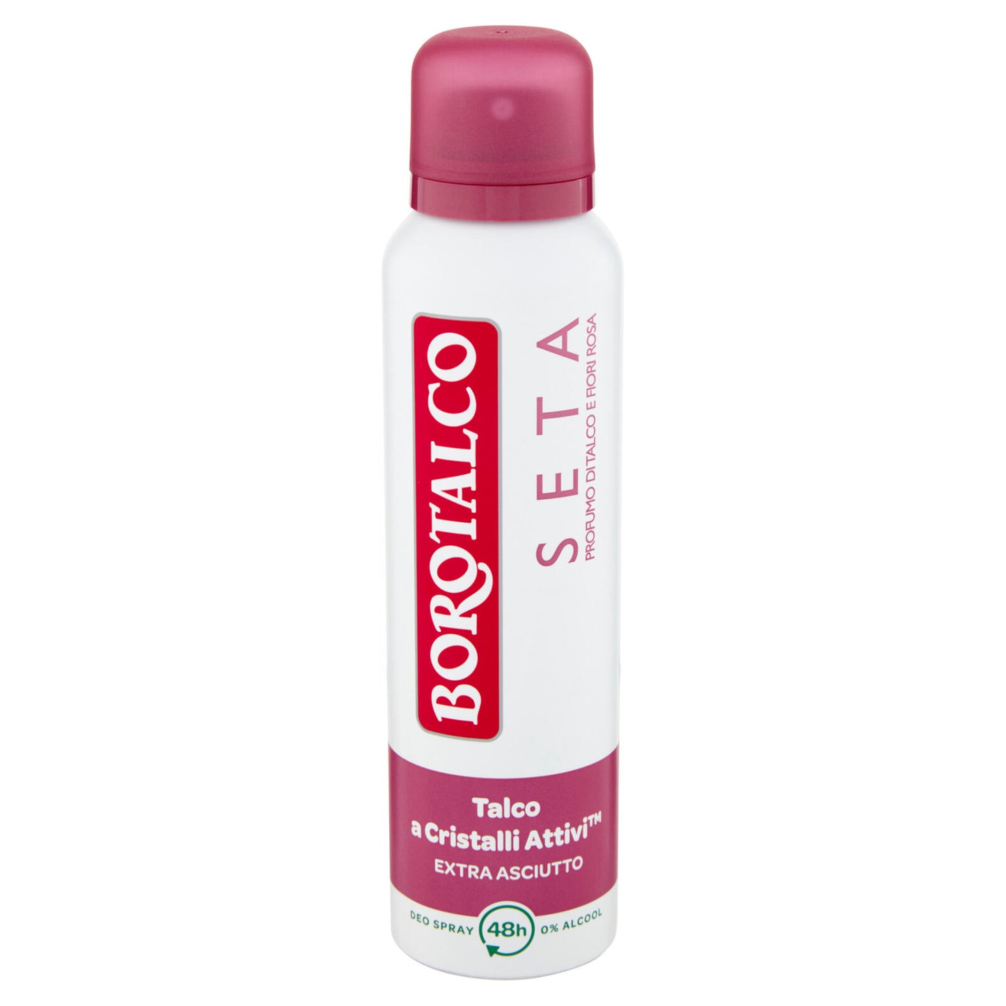 Borotalco Seta Profumo di Talco e Fiori Rosa Deo Spray 150 ml
