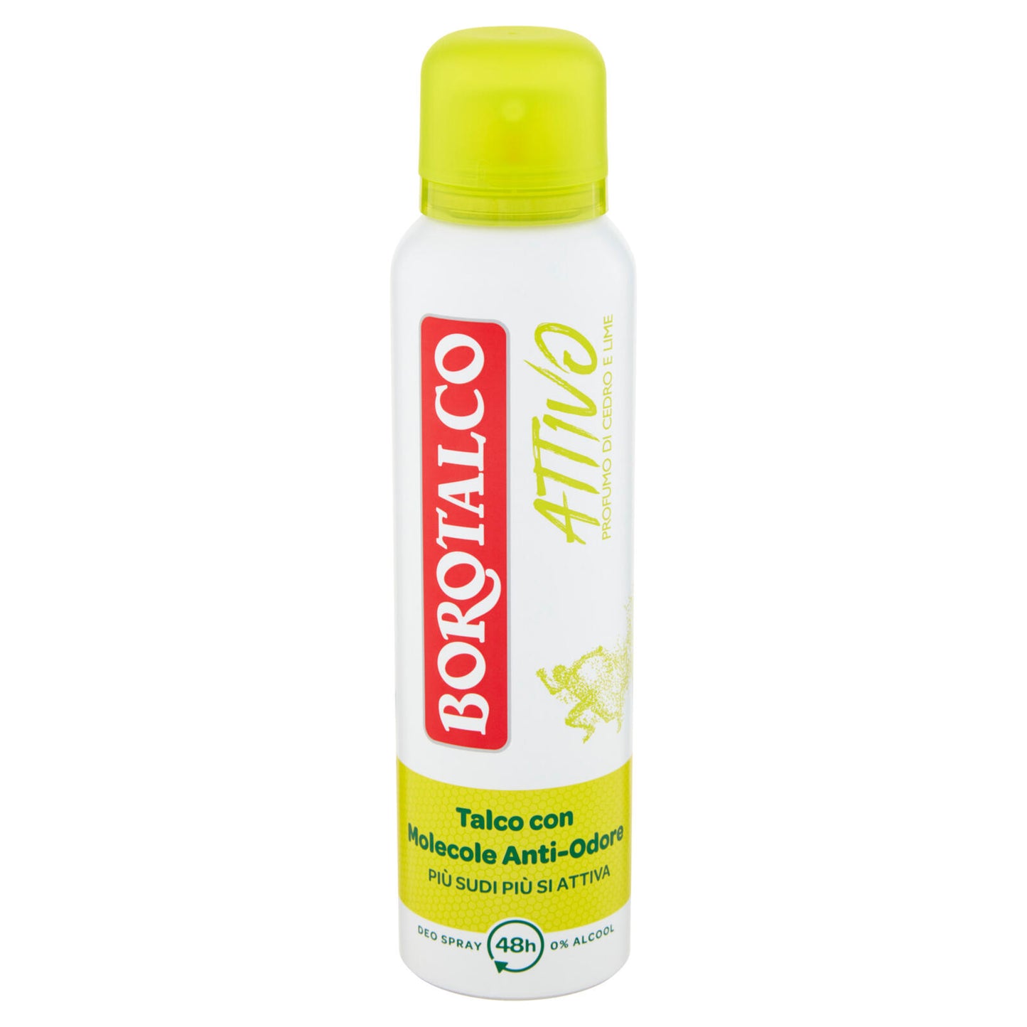 Borotalco Attivo Profumo di Cedro e Lime Deo Spray 150 ml