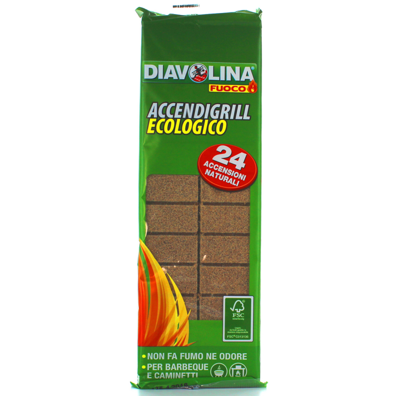 Lot De 24 Paquets Diavolina 40 Cubes Allume-Feu – Neufs