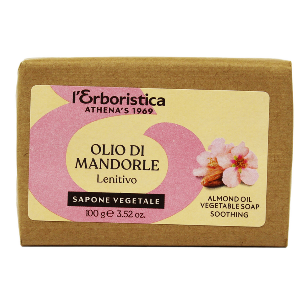 L'ERBORISTICA - Sapone vegetale all'olio di mandorle lenitivo - 100 grammi (25531512)