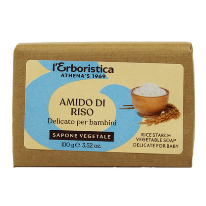 L'ERBORISTICA - Saponetta Vegetale all'Amido di Riso Lenitivo - 100 gr (25531514)