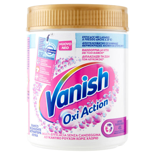 Vanish Oxi Action Polvere bianca Smacchiatore bucato 500g