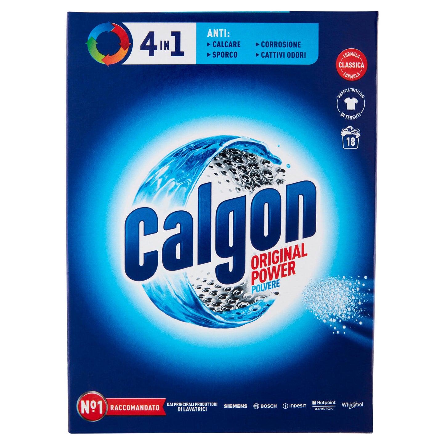Calgon Original Power Polvere 4in1 Anticalcare lavatrice 900 gr (25521422)