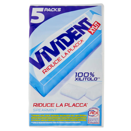 Vivident Xylit Spearmint 5 Packs 67,5 g (25613632)