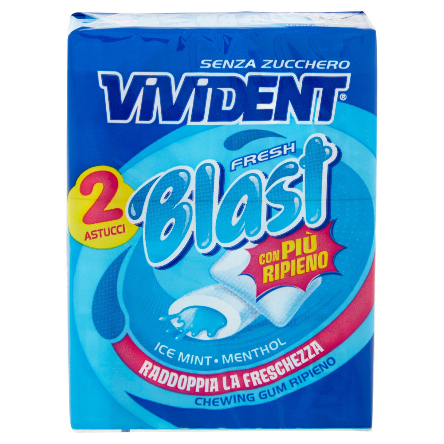 Vivident Fresh Blast Ice Mint Menthol 2 x 30 g