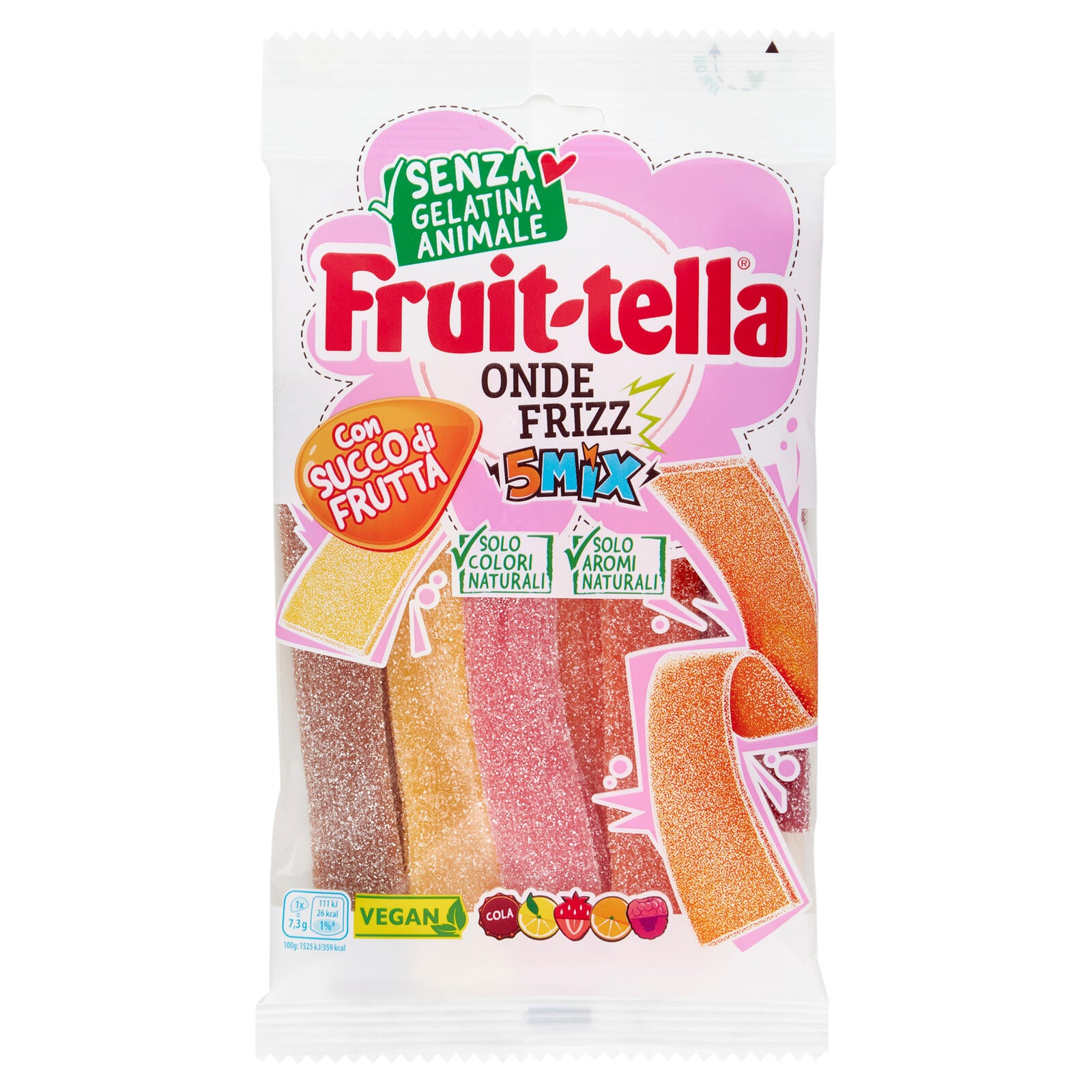 Fruit-tella Onde Frizz 5 Mix 145 g (25530022)