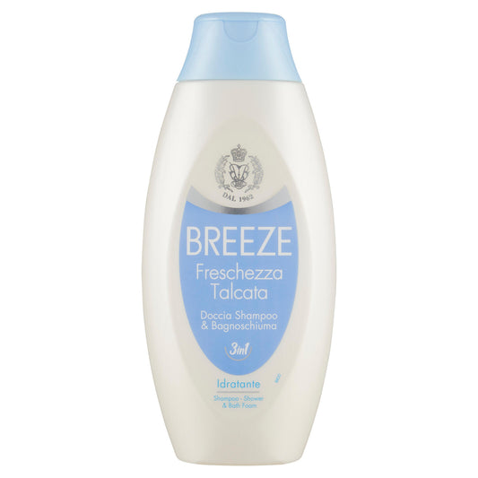 Breeze Freschezza Talcata Doccia Shampoo & Bagnoschiuma 3in1 Idratante 400 mL