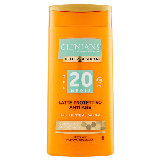 Clinians Bellezza Solare Latte Protettivo Anti Age SPF 20 Media UVA + UVB 200 mL (25523009)