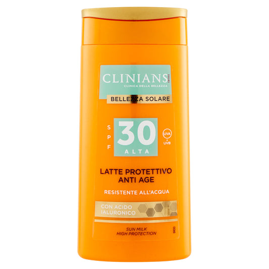 Clinians Bellezza Solare Latte Protettivo Anti Age SPF 30 Alta UVA + UVB 200 mL (25523011)
