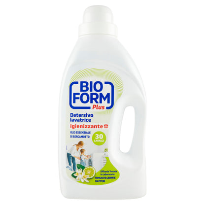Bioform Plus Detersivo lavatrice igienizzante Olio Essenziale di Bergamotto 1625 ml (25520308)