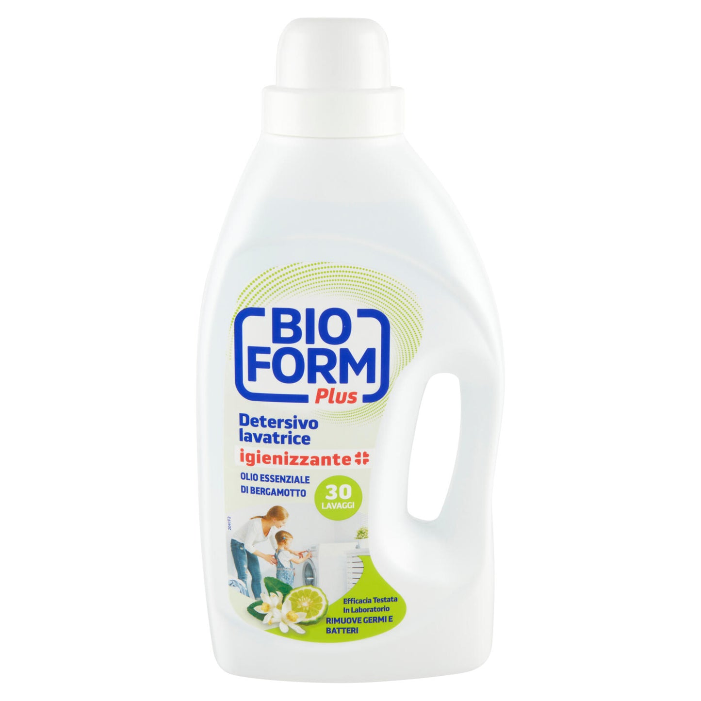 Bioform Plus Detersivo lavatrice igienizzante Olio Essenziale di Bergamotto 1625 ml (25520309)