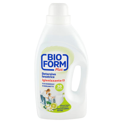 Bioform Plus Detersivo lavatrice igienizzante Olio Essenziale di Bergamotto 1625 ml (25520309)