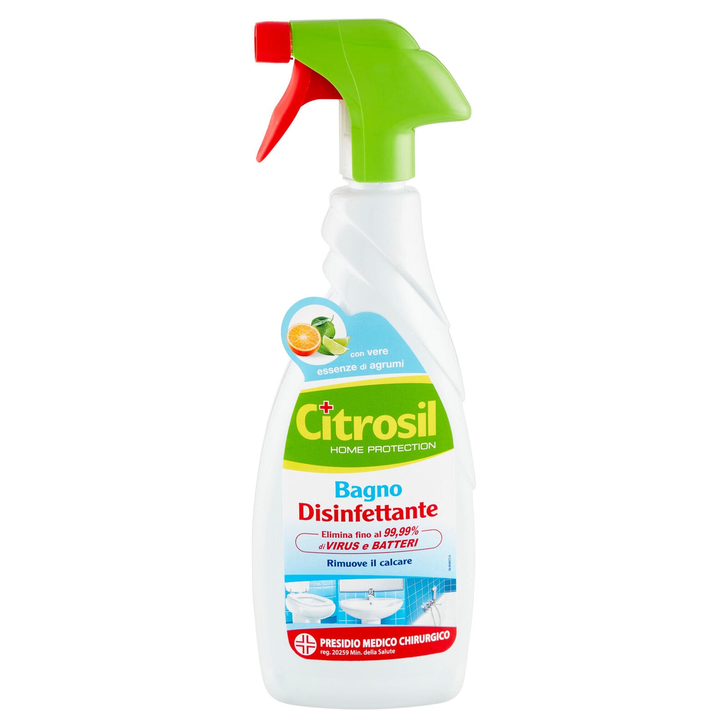 Citrosil Home Protection - Bagno Disinfettante virucida Green Cap, 650 ml