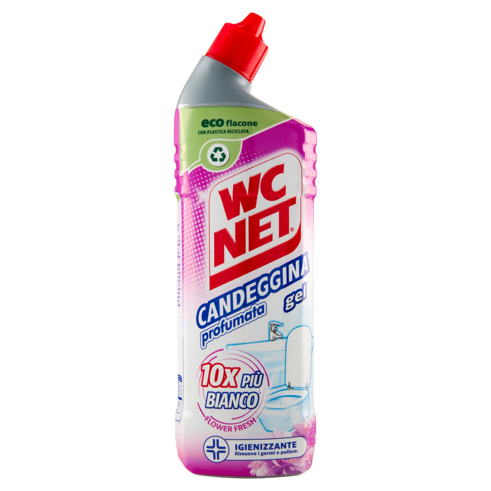 Wc Net - Candeggina profumata gel, flower fresh, 700 ml