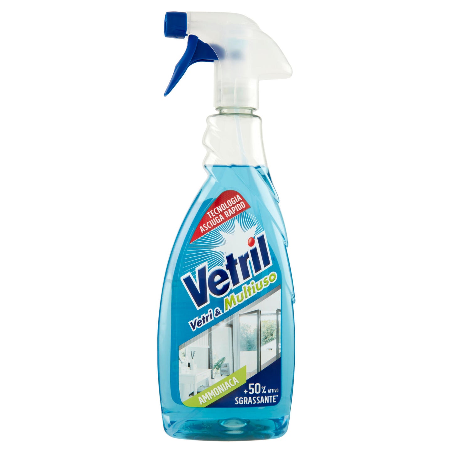 Vetril Vetri e Multiuso Ammoniaca Sgrassante 650 ml (25613448)