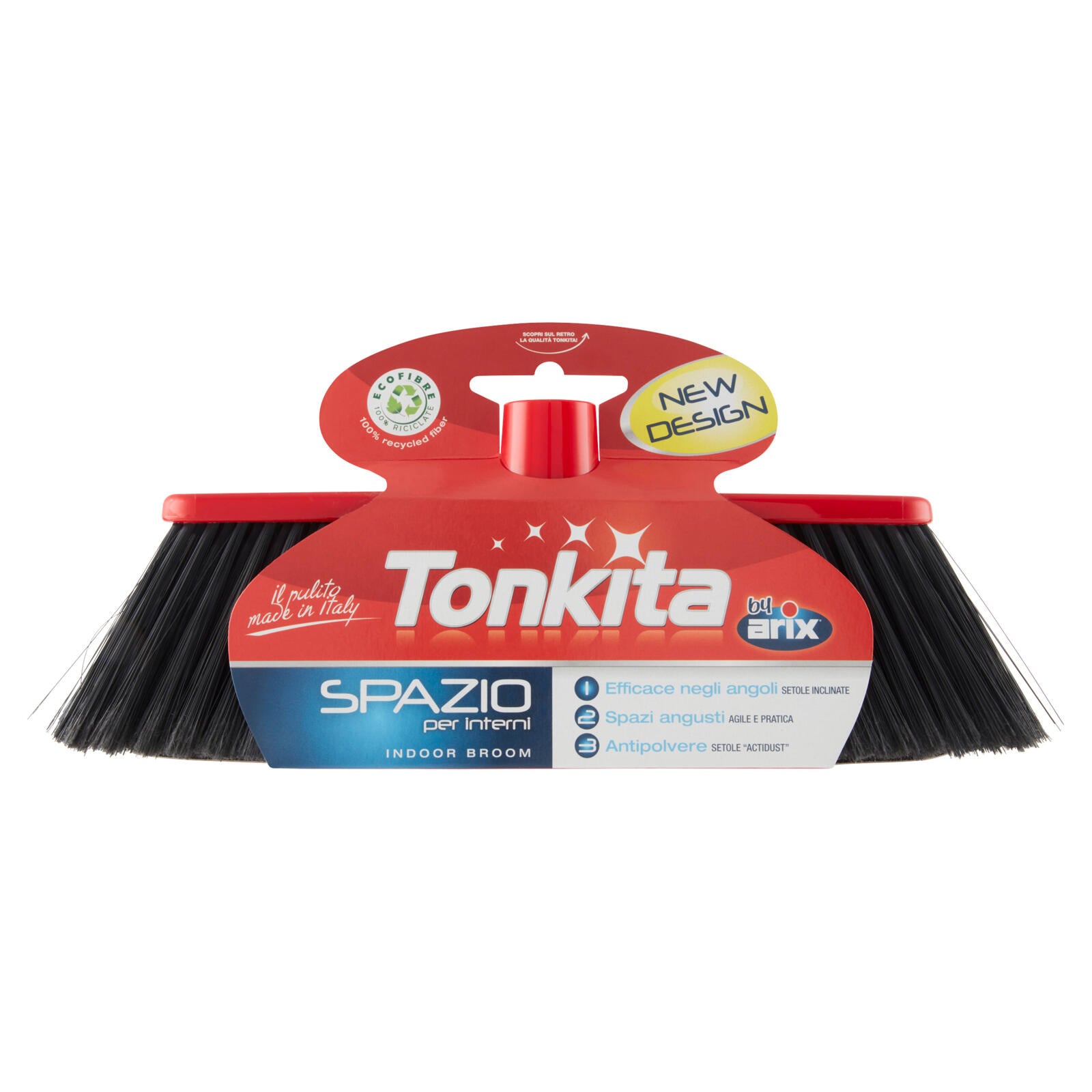 Balai Space Tonkita Sapzio - Poils ACTIDUST Ultra-efficaces - Design Compact Pour Espaces étroits - 100% Recyclé Et Recyclable