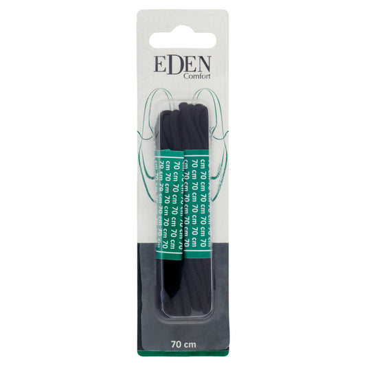 Eden Comfort Lacci tondi neri 70 cm 2 Paia (25525865)