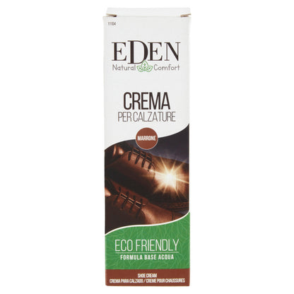 Eden Natural Comfort Crema per Calzature Marrone 50 ml