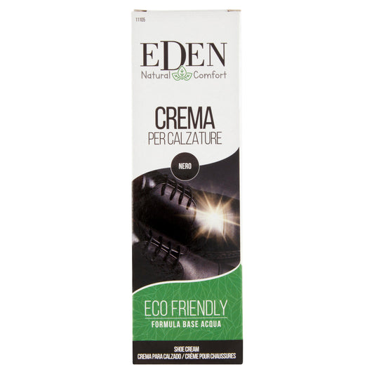 Eden Natural Comfort Crema per Calzature Nero 50 ml