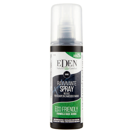 Eden Natural Comfort Nero Ravvivante Spray No Gas per Scarpe in Camoscio e Nabuk 100 ml (25525915)