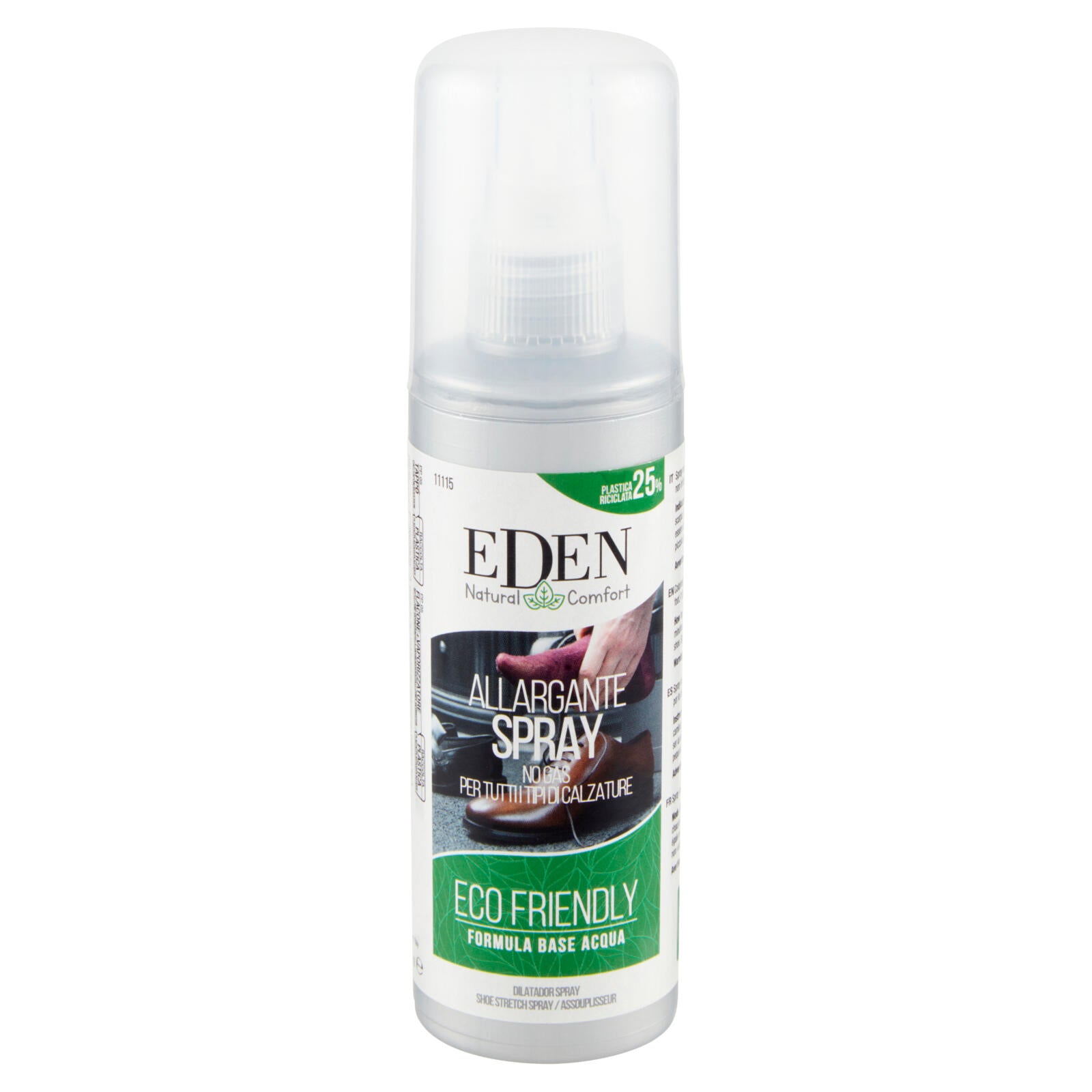 Eden Natural Comfort Allargante Spray No Gas per Tutti i Tipi di Calzature 100 ml (25525884)