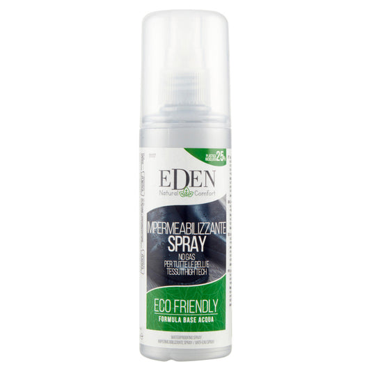 Eden Natural Comfort Impermeabilizzante Spray No Gas per Tutte le Pelli e Tessuti High Tech 100 ml