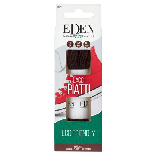 Eden Natural Comfort Lacci Piatti 130 cm 8/9 Fori 1 Paio (25525899)