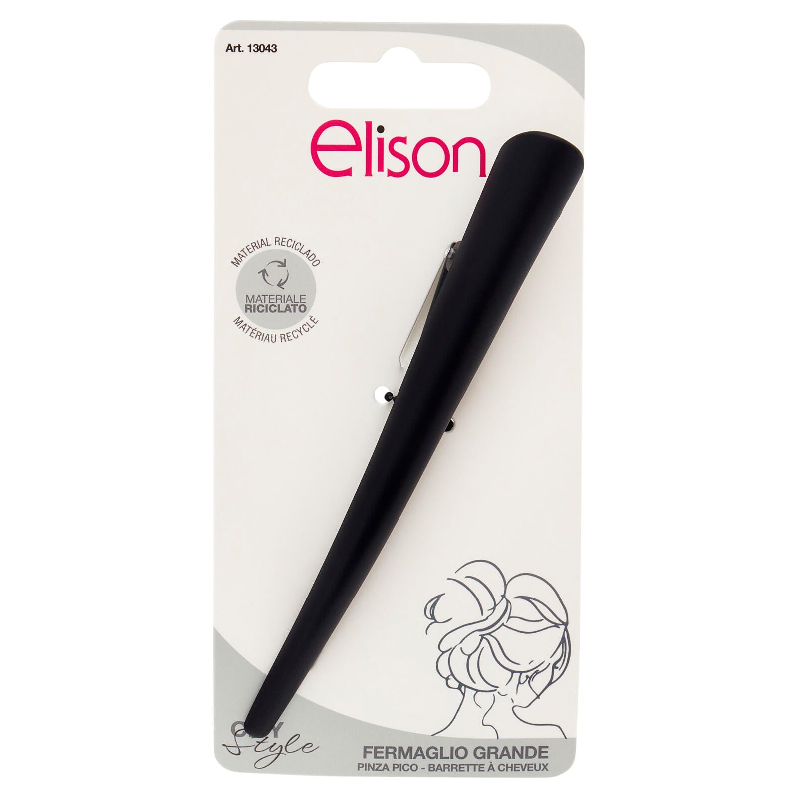 elison City Style Fermaglio Grande Black (25526041)